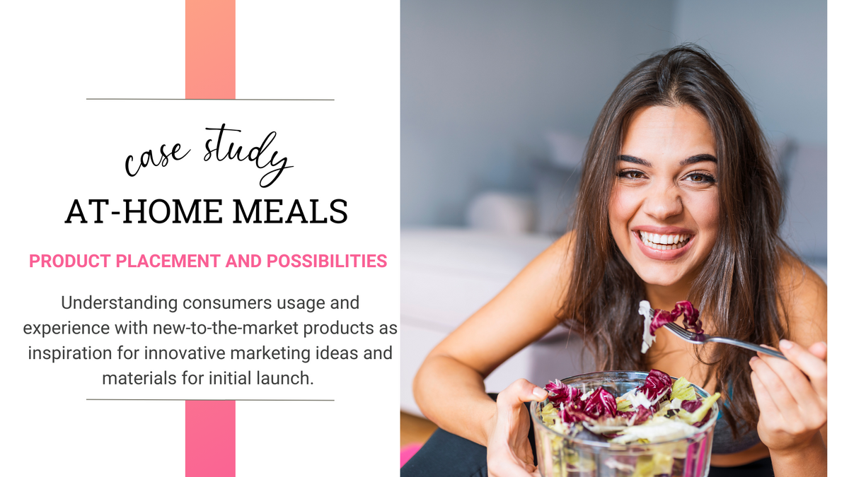 Case Study At-home Meals cover with woman smiling holding fruit bowl